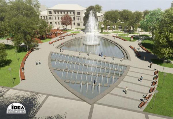 Plac Litewski w Lublinie, wizualizacja: Biuro Architektoniczne IDEA Urszula i Jacek Cieplińscy