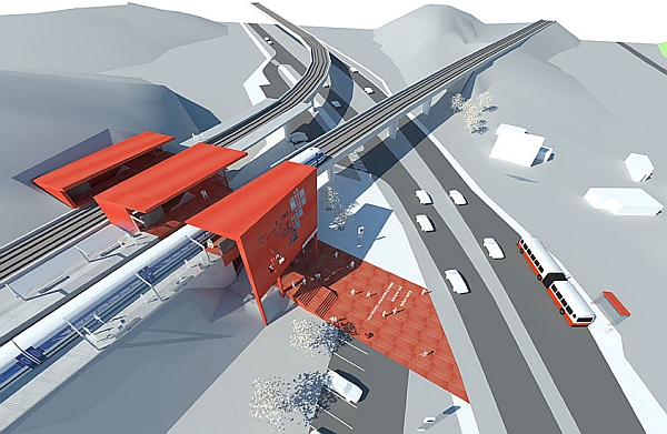 Pomorska Kolej Metropolitalna - wizualizacja