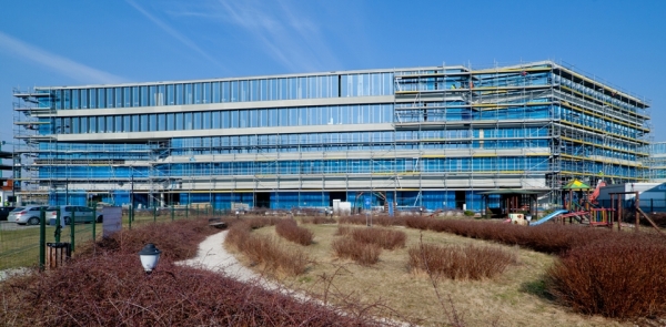 Wkrótce na budowie Royal Wilanów zostaną zdemontowane rusztowania, fot. Capital Park Wkrótce na budowie Royal Wilanów zostaną zdemontowane rusztowania, fot. Capital Park