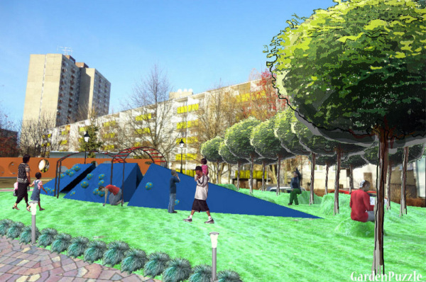 Zwycięski projekt skweru na Osiedlu Bolesława Śmiałego