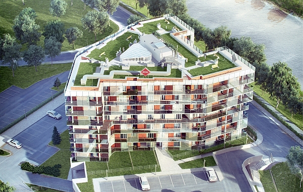 Za projekt Stara Odra Residence odpowiada biuro projektowe AP Szczepaniak, wiz. Atal