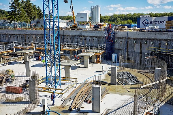 Budowa lubelskiego centrum handlowego Tarasy Zamkowe