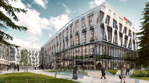 Pierwszy etap kompleksu biurowego Tensor w Gdyni ma zostać zrealziowany w pierwszym kwartale 2016 r. wiz. materiały inwestora