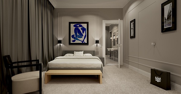 Projekt aranżacji jednej z 259 mkw. rezydencji wykonał Maciej Zień