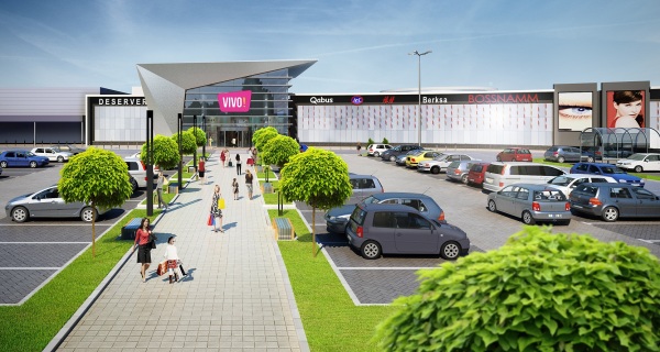 Vivo w Stalowej Woli ma powstać do połowy października 2015 roku, wiz. Immofinanz Group