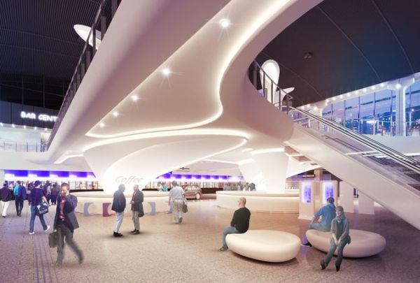 Projekt estetyzacji Dworca Centralnego w Warszawie powstał w pracowni SUD Architekt Polska, wiz. PKP