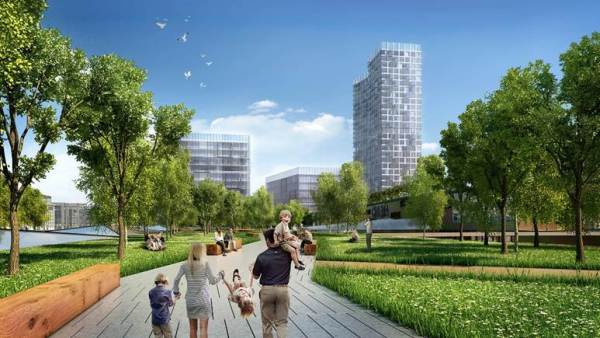 W ramach projektu planowane jest także utworzenie terenów rekreacyjno-sportowych, wiz. PKP W ramach projektu planowane jest także utworzenie terenów rekreacyjno-sportowych, wiz. PKP