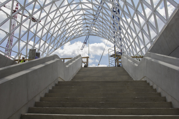 Wkr&oacute;tce rozpoczną się szklenia wejścia do dworca, fot. Kompas Inwestycji