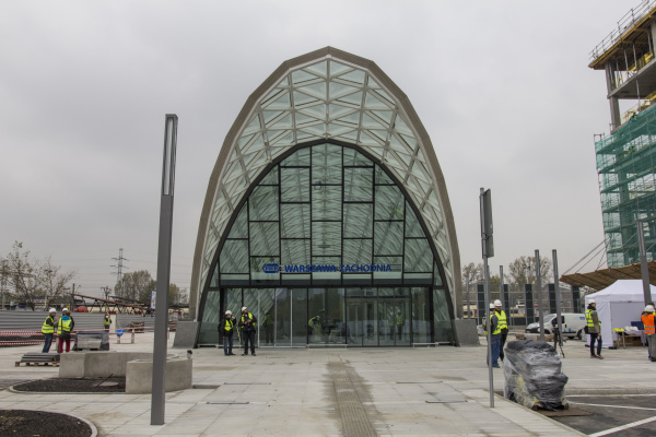 Dworzec Warszawa Zachodnia zostanie udostępniony podróżnym w grudniu br., fot. Kompas Inwestycji. Dworzec Warszawa Zachodnia zostanie udostępniony podróżnym w grudniu br., fot. Kompas Inwestycji.