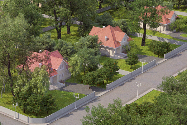 Projekt koncepcji osiedla Willa Arkadia wyszedł z pracowni Z500