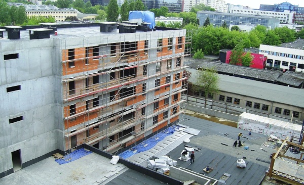 Inwestycja jest na etapie stanu surowego otwartego, fot. Wawel Service Inwestycja jest na etapie stanu surowego otwartego, fot. Wawel Service