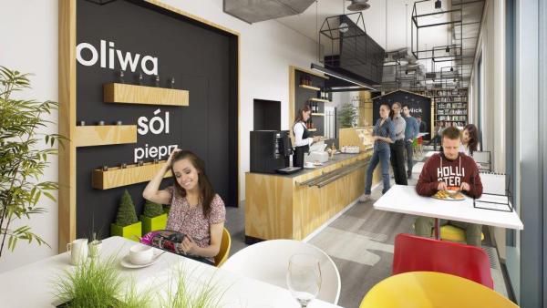 Restauracja KarmNick, wiz. materiały inwestora