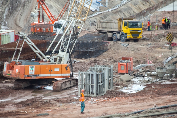 Budowa dworca Ł&oacute;dź Fabryczna, fot. PKP PLK