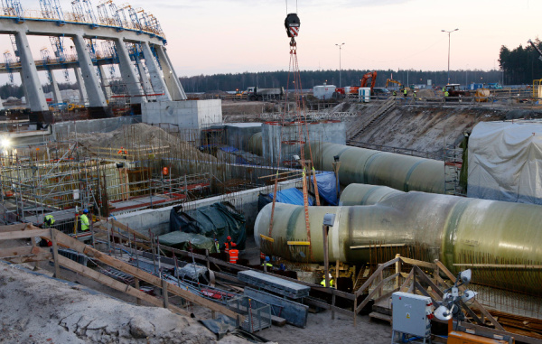 Plac budowy bloku energetycznego 910 MWe  w Jaworznie, fot. Tauron.