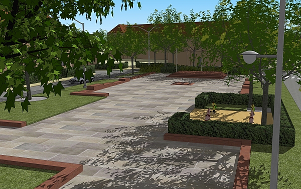 Projekt przebudowy Placu ks. Gustkowicza powstał w warszawskiej pracowni architektonicznej Grima Architektura Krajobraz