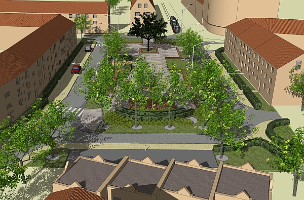 Projekt przebudowy Placu ks. Gustkowicza powstał w warszawskiej pracowni architektonicznej Grima Architektura Krajobraz