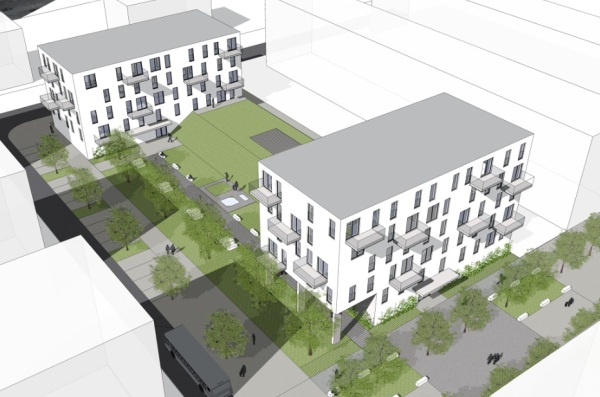 Koncepcja zabudowy osiedla Wuwa2 przez Vantage Development 