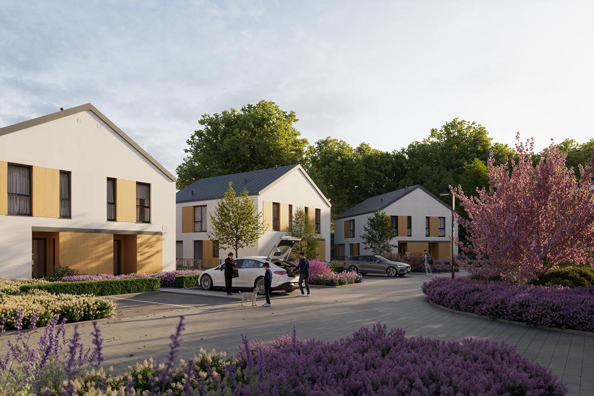 Drewniana prefabrykacja na Wilanowie. Współpraca Cordia Polska i GS E&C