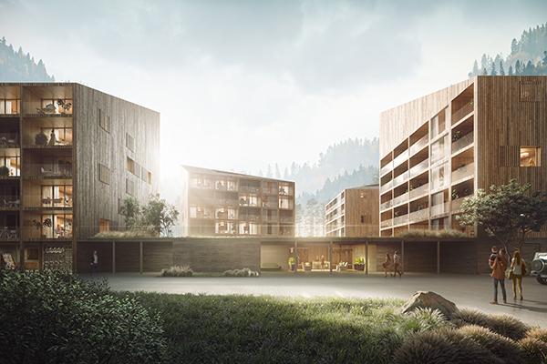 Nowy hotel w Wiśle. W roli głównej drewno