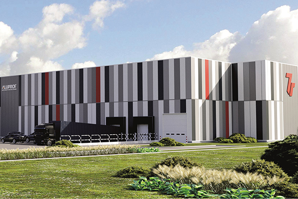 Generalnym wykonawcą  magazynu dla Aluprof jest firma Atlas Ward. Wiz. 7R