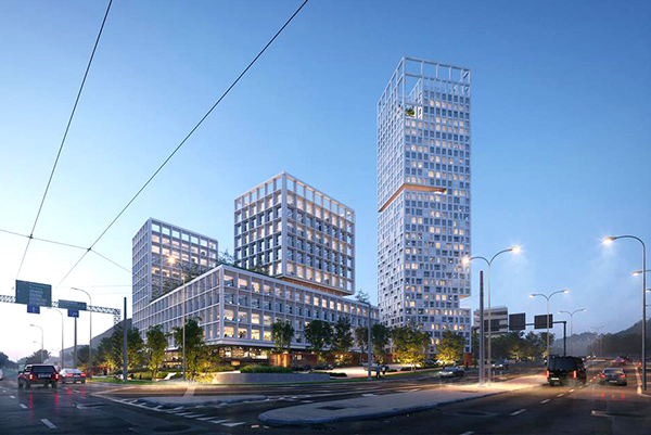 Projekt autorstwa Grupa 5 Architekci zwyciężył w konkursie na koncepcję wielofunkcyjnej inwestycji Allcon w Gdyni.