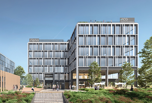 Alpha - pierwszy z 7 biurowc&oacute;w planowanych przy Porcie Lotniczym Gdańsk.