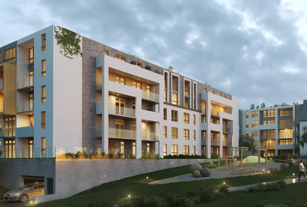 DK Budownictwo jest wykonawcą inwestycji Apartamenty Poligonowa w Lublinie.
