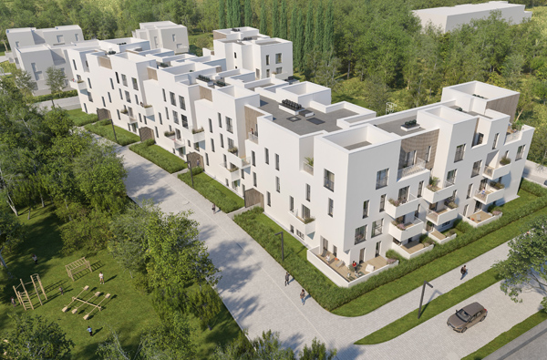 W ramach projektu  Bacciarellego 54 powstanie ponad 280 mieszkań w kameralnej zabudowie.