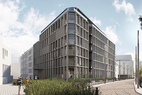 Nowy hotel przy ul. Zielonej w Poznaniu.