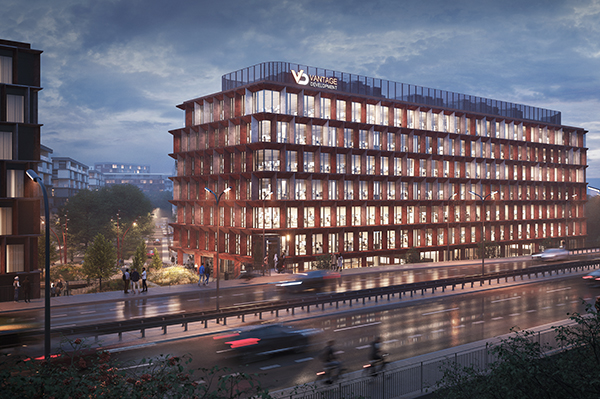 Biurowce w Porcie Popowice we Wrocławiu