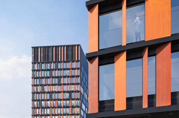 Brama Miasta, kolejny ł&oacute;dzki biurowiec Skanska, w budowie