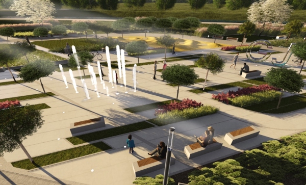 Bulwary Warty w Częstochowie.