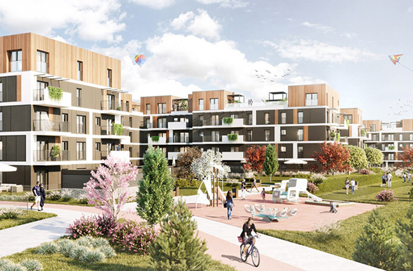 Osiedle Ceglana Park w Katowicach, wystartowała budowa II etapu inwestycji.