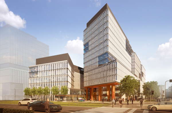 Budowa pierwszego etapu Centrum Południe zakończy się w drugim kwartale 2020 roku, wiz. Skanska Budowa pierwszego etapu Centrum Południe zakończy się w drugim kwartale 2020 roku, wiz. Skanska