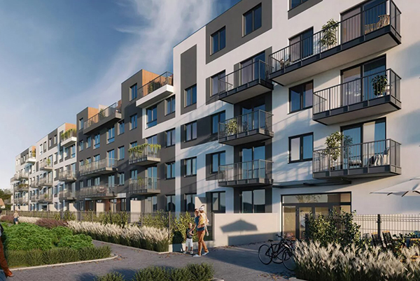 Cynamonowa Vita - nowe osiedle mieszkaniowe spółki Develia we Wrocławiu. Cynamonowa Vita - nowe osiedle mieszkaniowe spółki Develia we Wrocławiu.