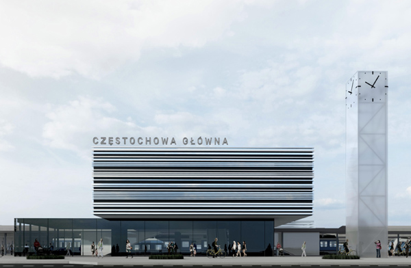 Dworzec Częstochowa Gł&oacute;wna zostanie przebudowany. Wiz. PKP