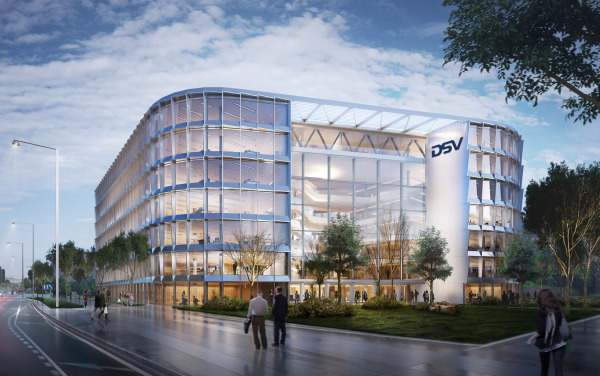 Biurowiec DSV wyrośnie na rogu ulic Taśmowej i Marynarskiej w Warszawie Biurowiec DSV wyrośnie na rogu ulic Taśmowej i Marynarskiej w Warszawie