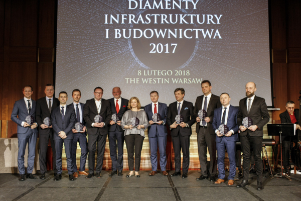 Laureaci prestiżowych Diamentów Infrastruktury i Budownictwa. Laureaci prestiżowych Diamentów Infrastruktury i Budownictwa.