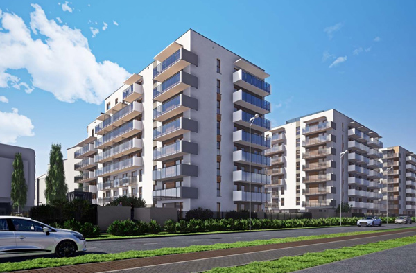 Apartamenty Dmowskiego w Poznaniu, w czteerch budynkach znajdzie się blisko 300 mieszkań.