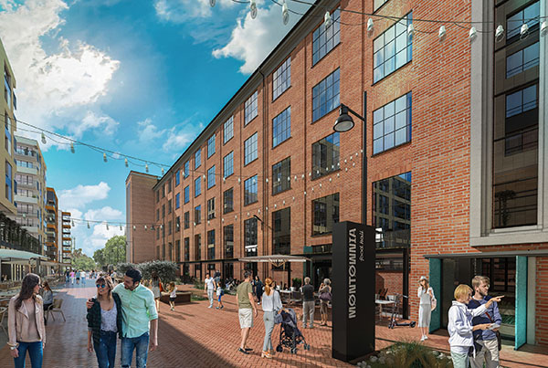 Montownia pomieści część gastronomiczną i lofty.