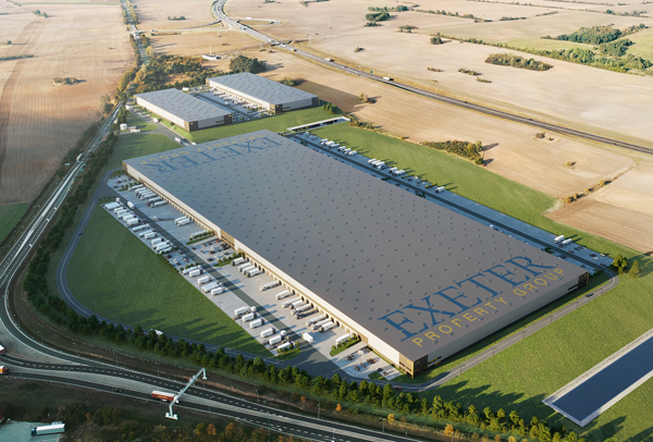 Kompleks logistyczny Exeter Property Group w Świebodzinie