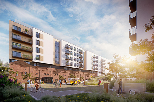 Atmo - projekt Eiffage Immobilier we Wrocławiu.