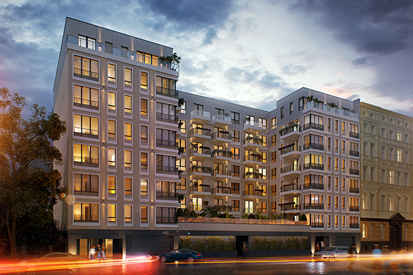 Apartamentowiec Eiffage Immobilier Polska wyrośnie przy ul. Haukego-Bosaka 18 i 20 we Wrocławiu.