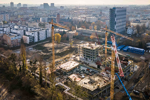 Osiedle Fama Jeżyce - w budowie pierwszy etap.