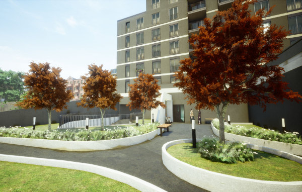 W Fyrtel Wilda zaprojektowano 66 mieszkań i wewnętrzne patio