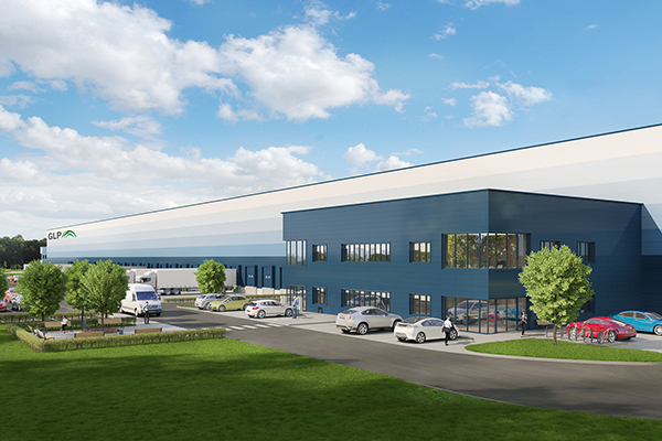 Centrum logistyczne GLP w Lędzinach. 