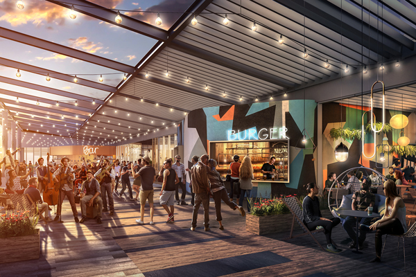 Strefę gastronomiczną w Galerii Młociny zaprojektowała pracownia Brodway Malyan Strefę gastronomiczną w Galerii Młociny zaprojektowała pracownia Brodway Malyan