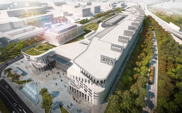 Galeria Młociny w Warszawie obejmie 220 tys. mkw. powierzchni , wiz. MMG.