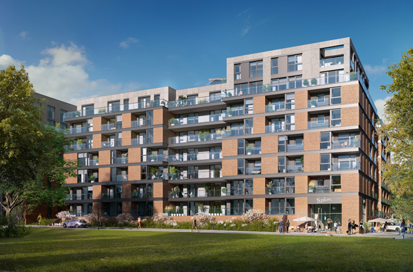 W pierwszym budynku osiedla Goplana w Poznaniu zaplanowano 157 mieszkań.