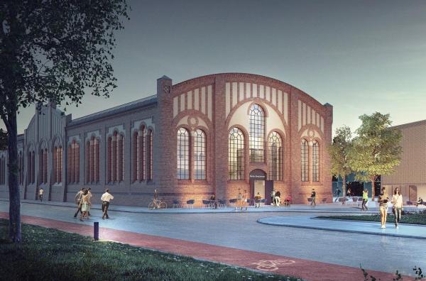 Miasto Poznań ma wstępny pomysł na wykorzystanie zabytkowej Hali Filtrów. Aquanet zlecił wykonanie wstępnych wizualizacji. Miasto Poznań ma wstępny pomysł na wykorzystanie zabytkowej Hali Filtrów. Aquanet zlecił wykonanie wstępnych wizualizacji.